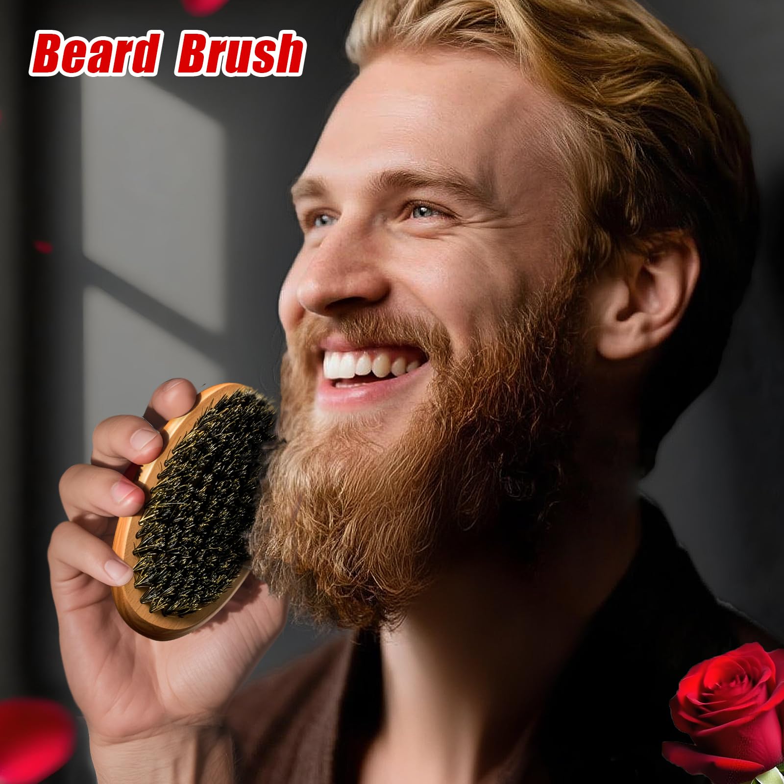 Futricy tijeras barba, primer plano, corte preciso para mantener la barba ordenada.