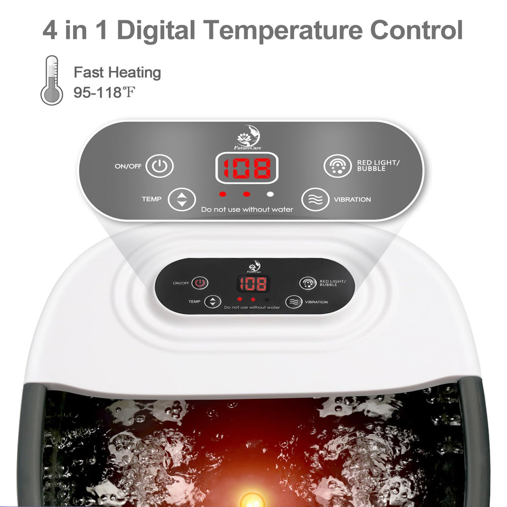 FutureCare Pie Spa: masaje por vibración para pies fatigados.