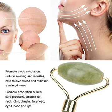 fuvooi Jade Gua Sha: uso facial diario con rodillos