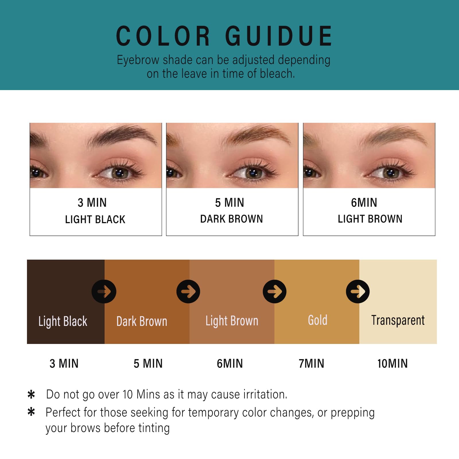 Fvquhvo cejas suave y natural: sensación de suavidad tras la decoloración.