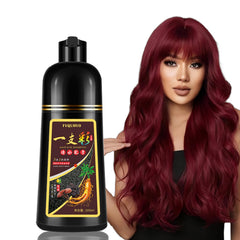 Fvquhvo champú para pintar cabello rojo que cubre canas de inmediato.