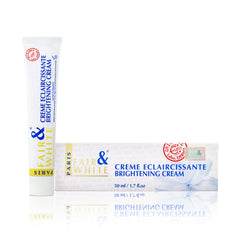 Crema F&W Original Skin Brightening en frasco, tono más uniforme para la piel