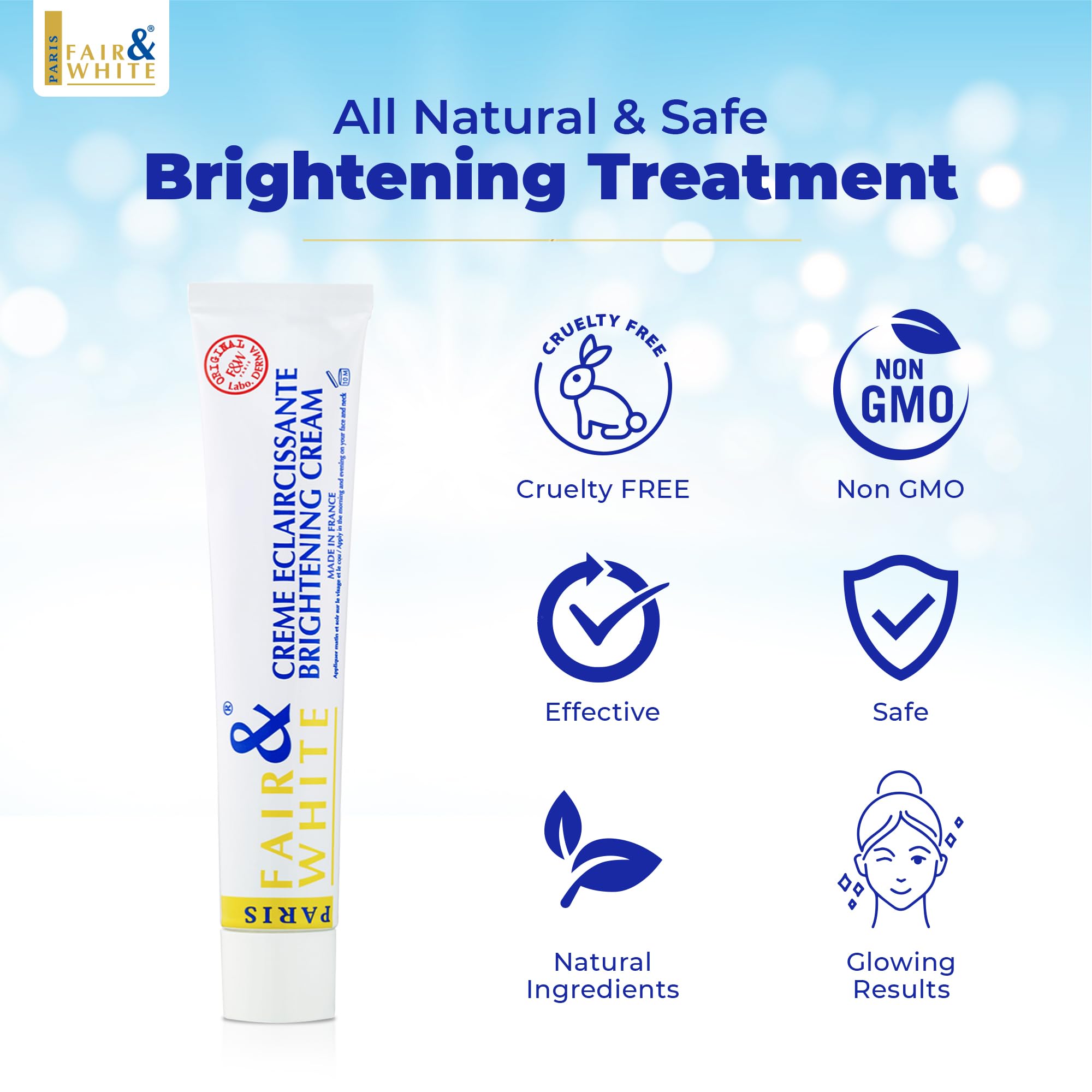 Piel suave tras usar F&W Original Skin Brightening Cream