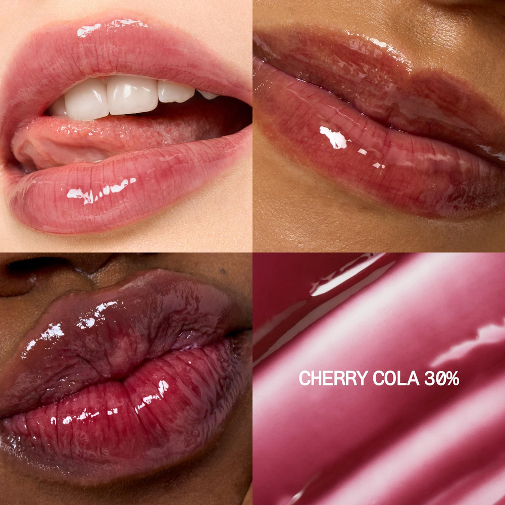 fwee 3D Voluming Gloss color cola-cereza con efecto glaseado que realza el color.