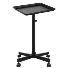 FWOD BIBTO carrito con bandeja y ruedas, vista frontal, estructura robusta para uso profesional.