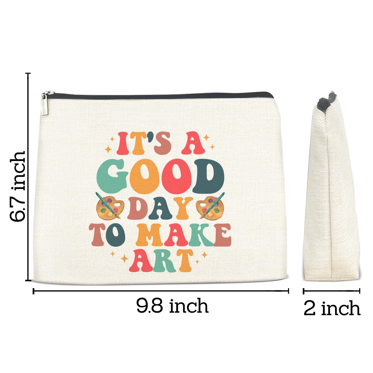 FYDHQSS bolsa maquillaje de dos caras, muestra estilo en cada viaje.