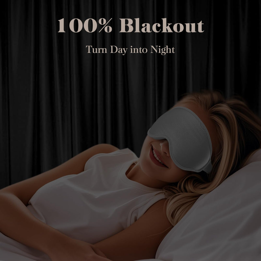 Fygrip antifaz bloquea la luz por completo para dormir mejor.