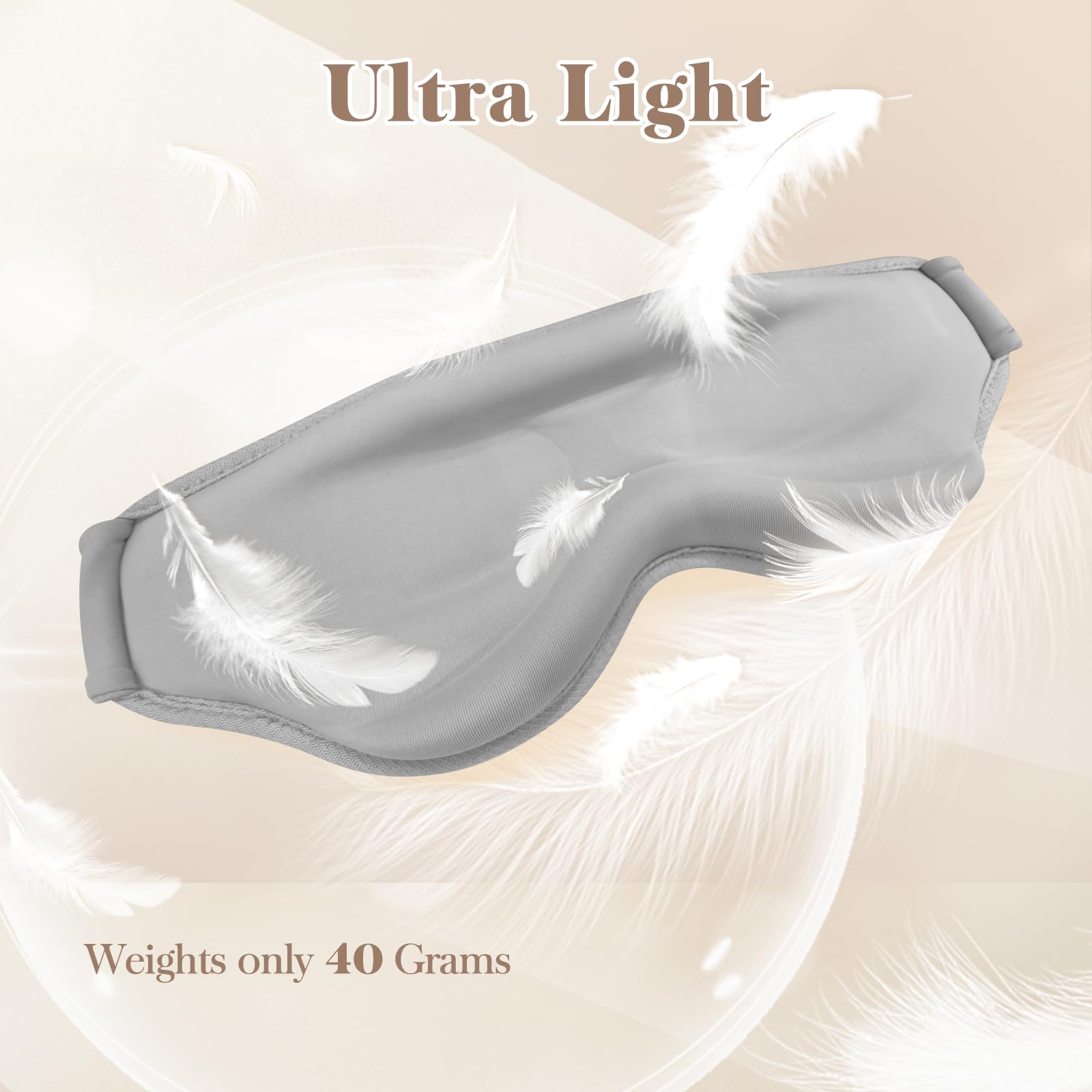 Fygrip antifaz con correa elástica ajustable para un ajuste seguro.