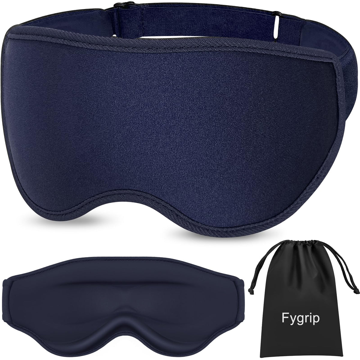 Fygrip mascarilla ojos 3D con espacio amplio para parpadear sin presión