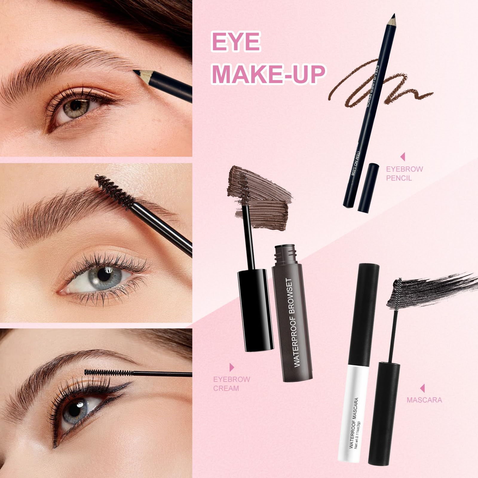 Fynqwor Maquillaje Kit: concealer para cobertura precisa.