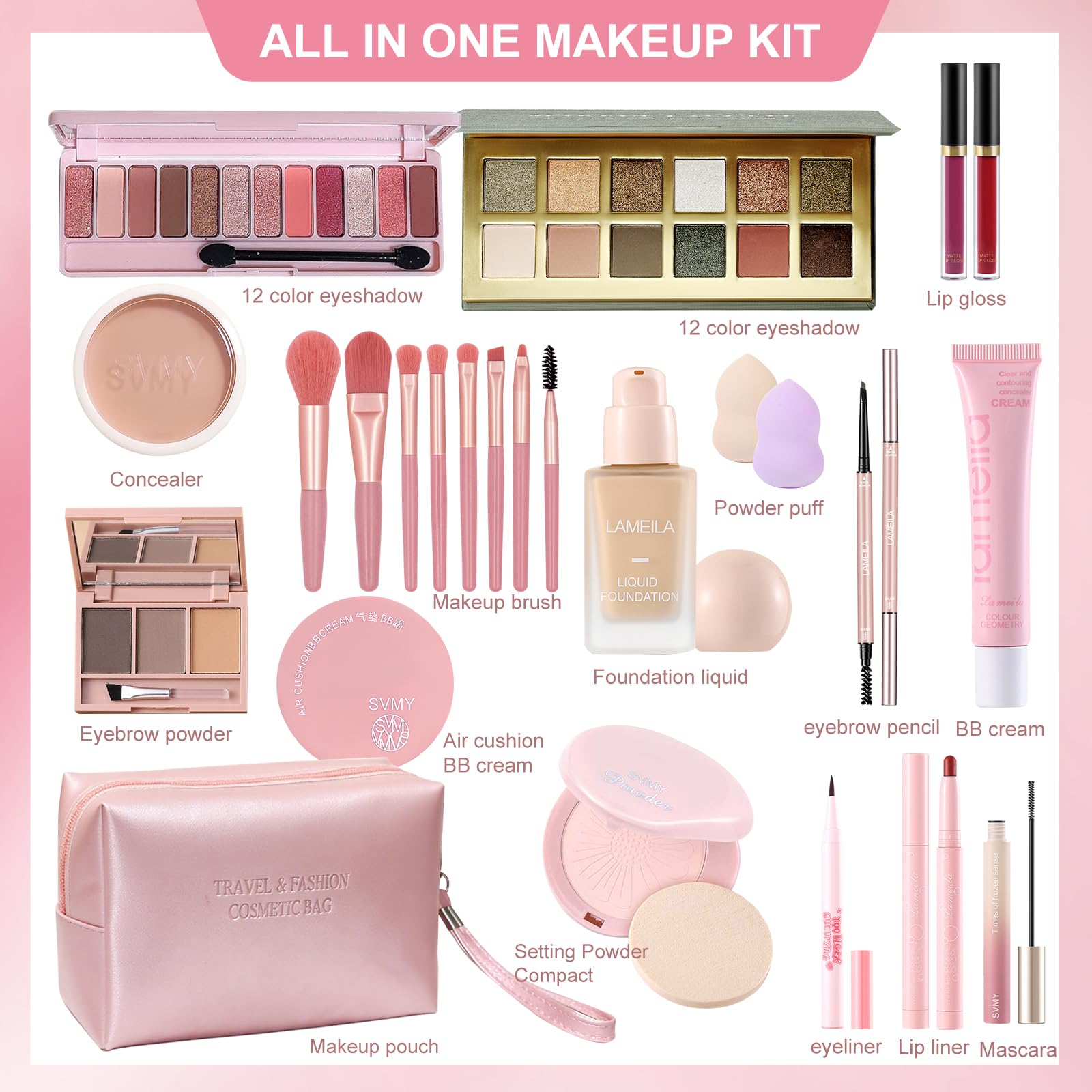 Fynqwor palettes-ombres-yeux, palette colorée pour créer des looks quotidiens.