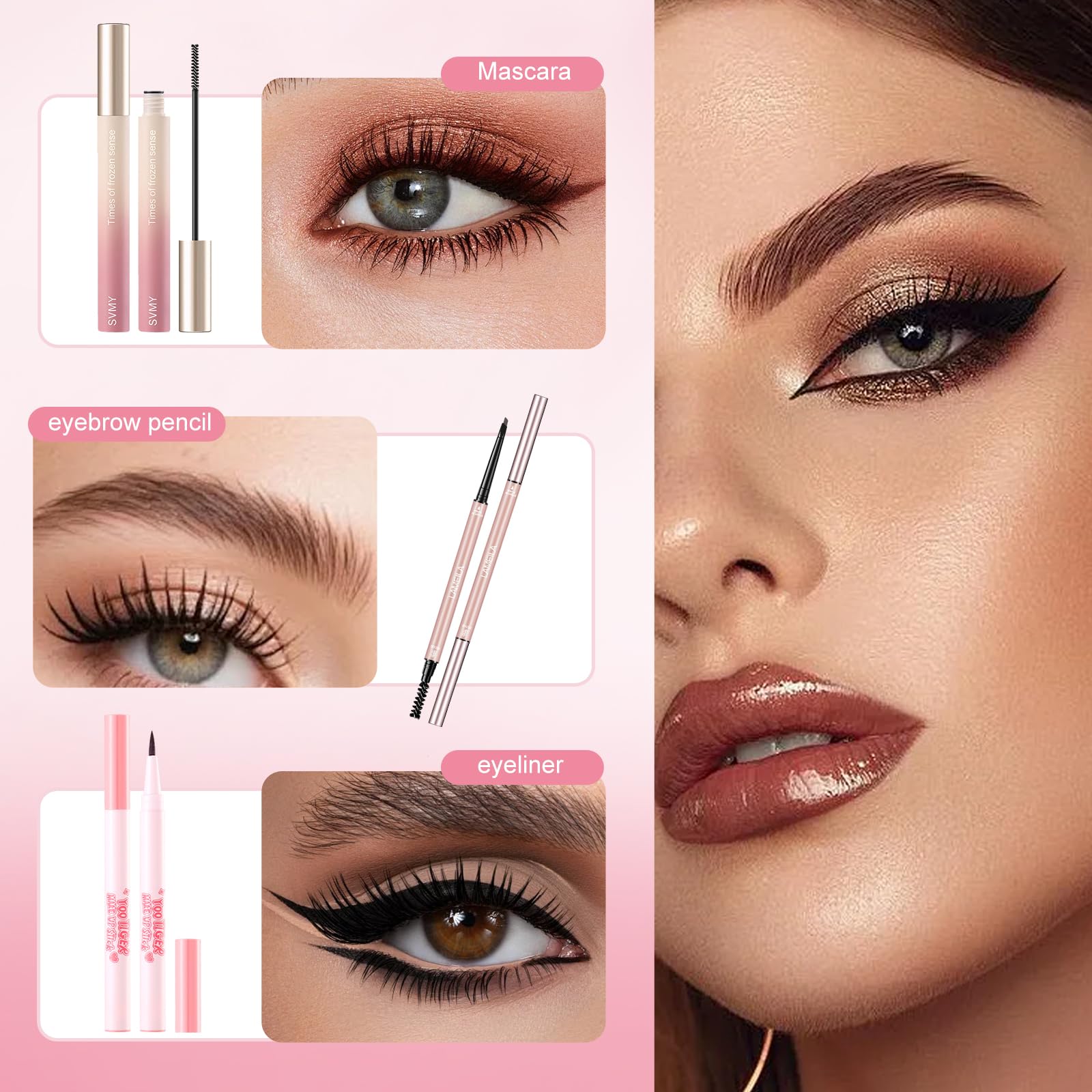 Fynqwor pinceaux-maquillage, outil précis pour un rendu professionnel.