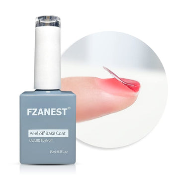 Base pelable FZANEST retirada sin dañar la uña natural.