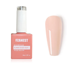 FZANEST Nude Pink Builder Gel en envase para uñas fuertes y duraderas.