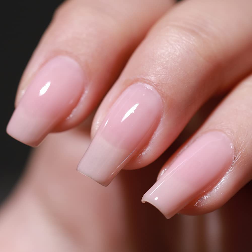 FZANEST Rose Nude Gel en bote, tono nude suave para un look natural