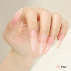 FZANEST Rose Nude Gel, compatible con lámpara UV/LED para secado rápido