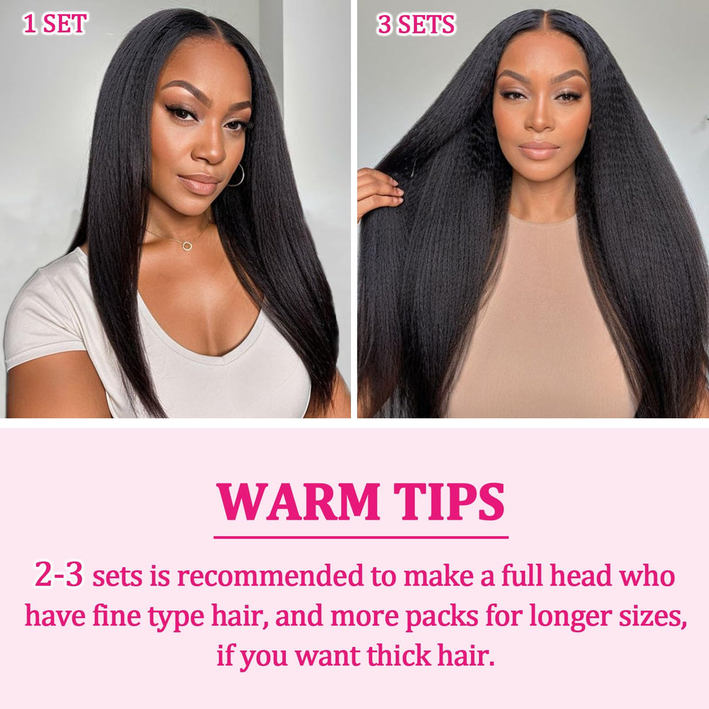 FZV double-set option adds volume for fuller looks.
