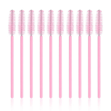 Cepillos desechables G2PLUS para pestañas rosa, aptos para salones y viajes