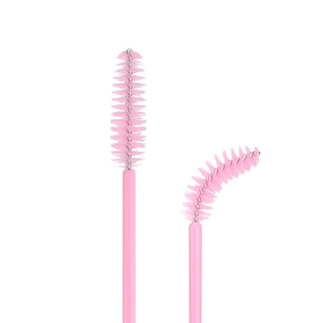 Cepillos desechables G2PLUS para cejas y pestañas rosa, útil para retoques rápidos