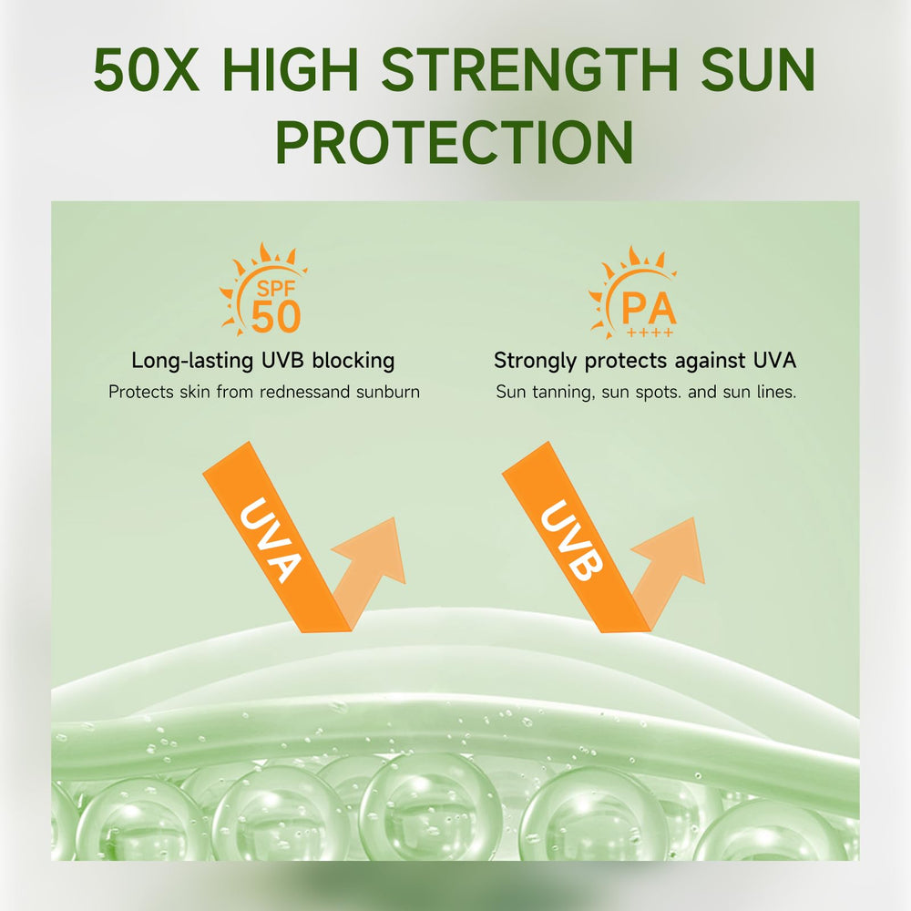 Gaayou Sunscreen Stick con Centella, hidratación calmante para piel sensible.