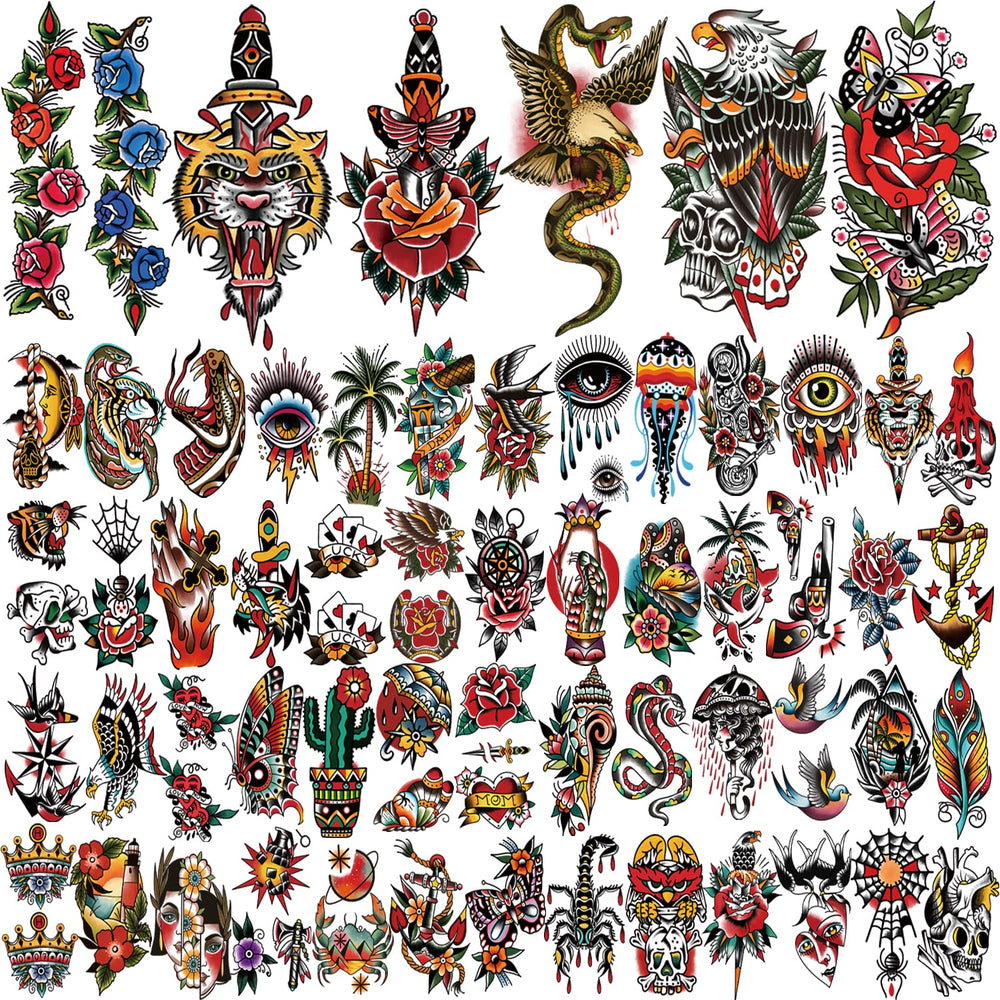 Gabizafia tatuajes temporales con ancla, ideales para playa o festivales