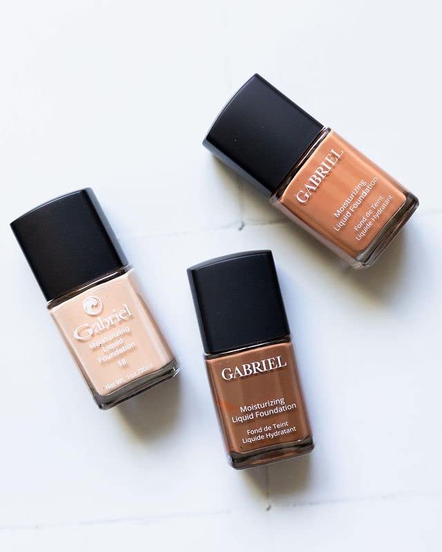 Gabriel Cosmetics Fond de Teint Liquide – Ingrédients naturels pour une base teint équilibrée.