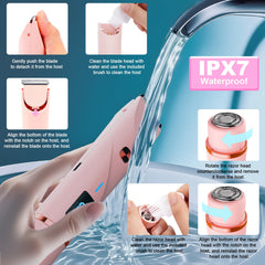 Gabtruk Bikini Trimmer resistente IPX7 para uso en ducha