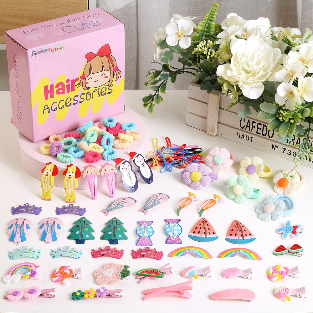 GadgetGlee pinzas florales, fijan peinados con suavidad