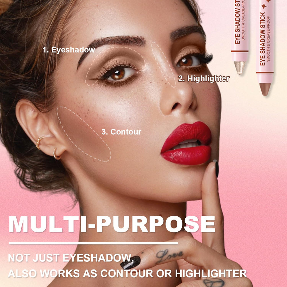 GADMLURY Shimmer creamy eyeshadow adds luminous metallic finishes
