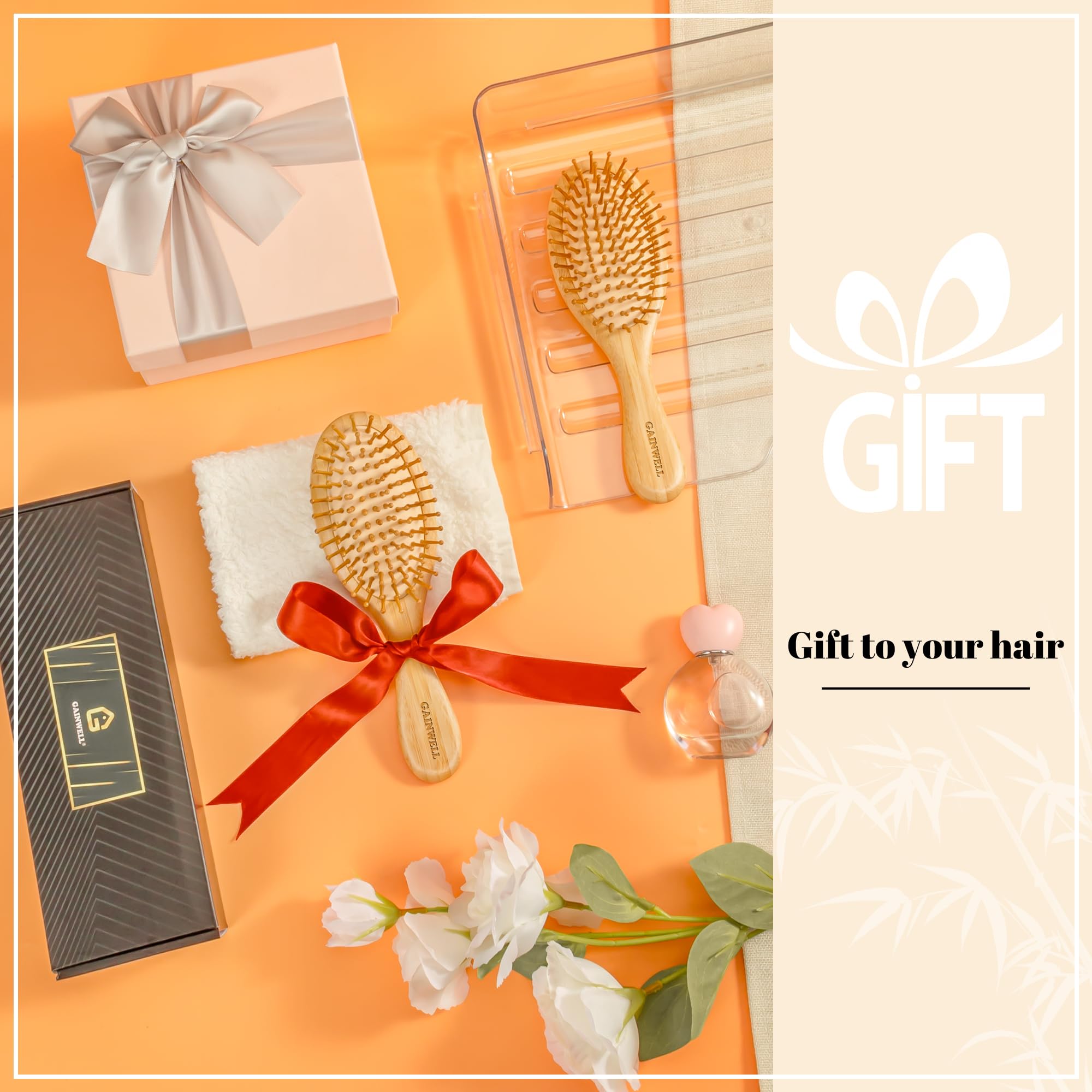 Gainwell cepillo para uso diario en toda la familia con todos los tipos de cabello.