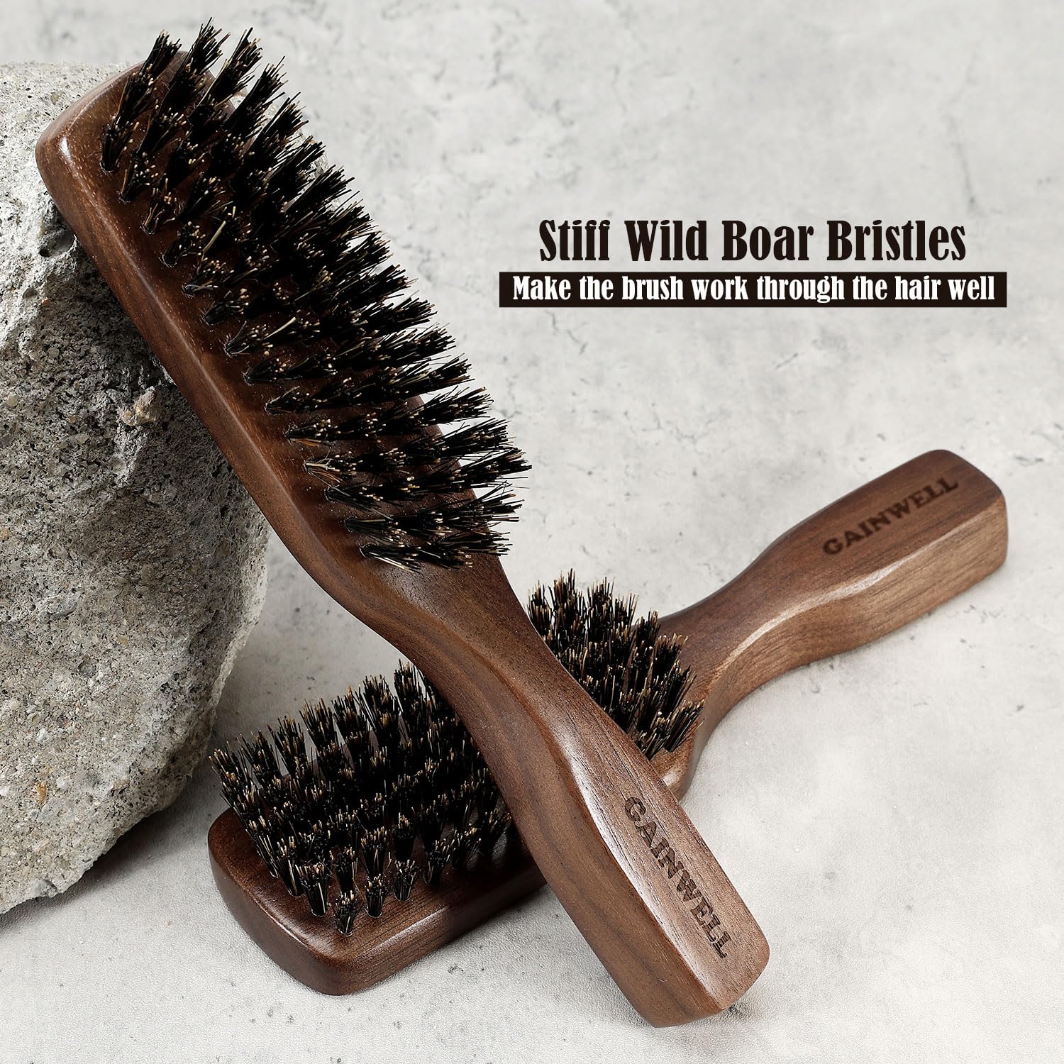 GAINWELL cepillo ayuda a reducir tirones en cabello grueso