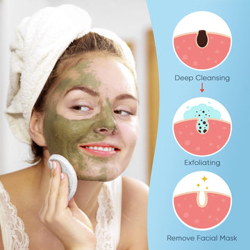 Uso profesional en spa con esponjas desechables GAINWELL para cada cliente.