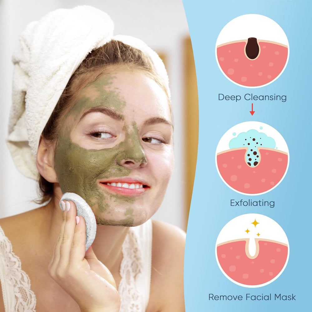 Uso profesional en spa con esponjas desechables GAINWELL para cada cliente.