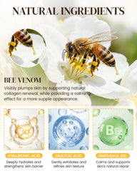 GAJUANR Crema veneno de abeja, textura ligera para absorción rápida.