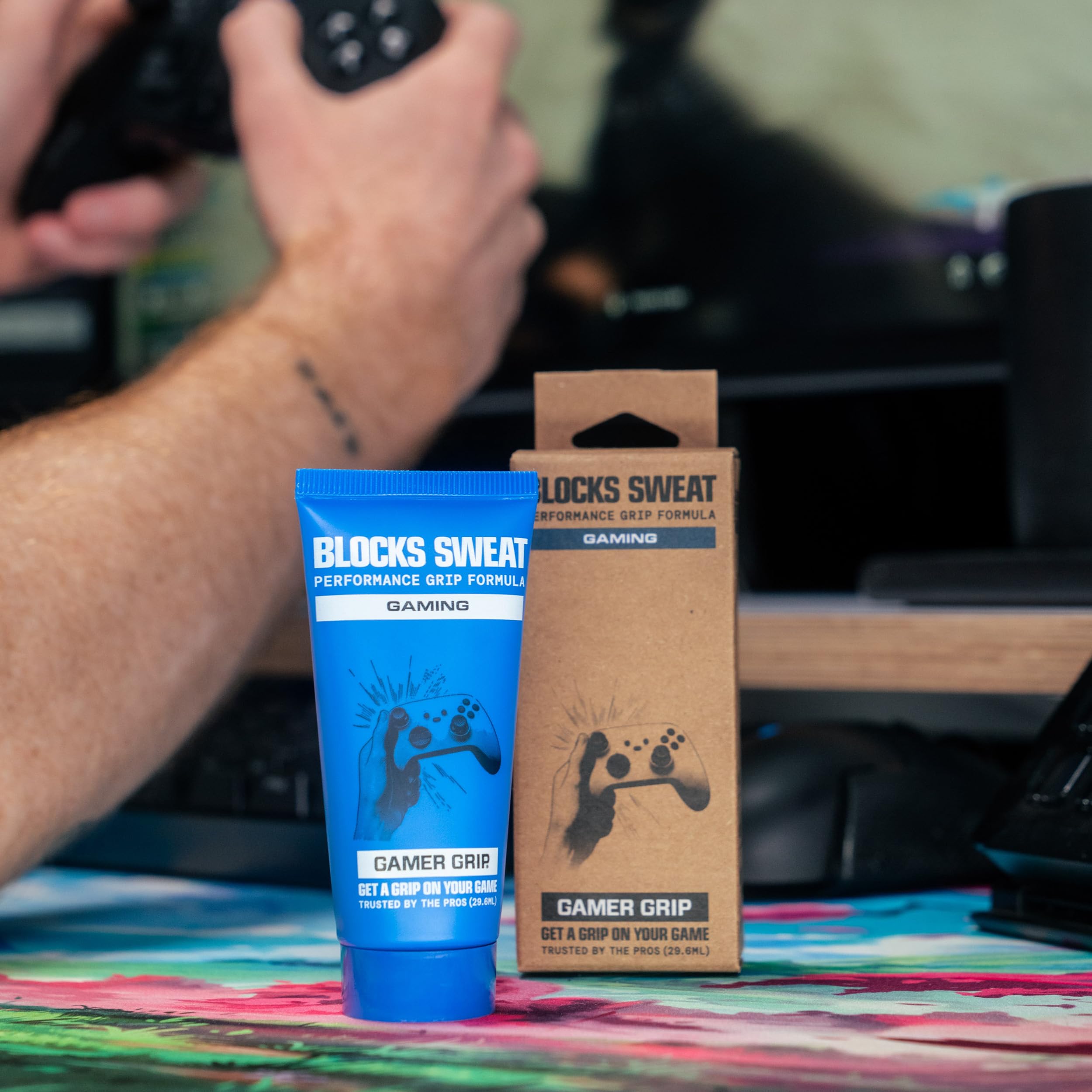 Gamer Grip ideal para consola y ordenador con agar estable.