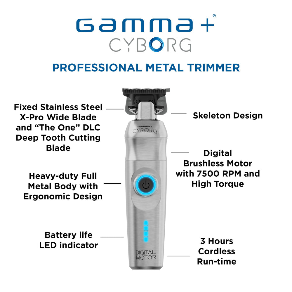 GAMMA+ Cyborg profesional, batería ion-litio de 3 horas de uso continuo.