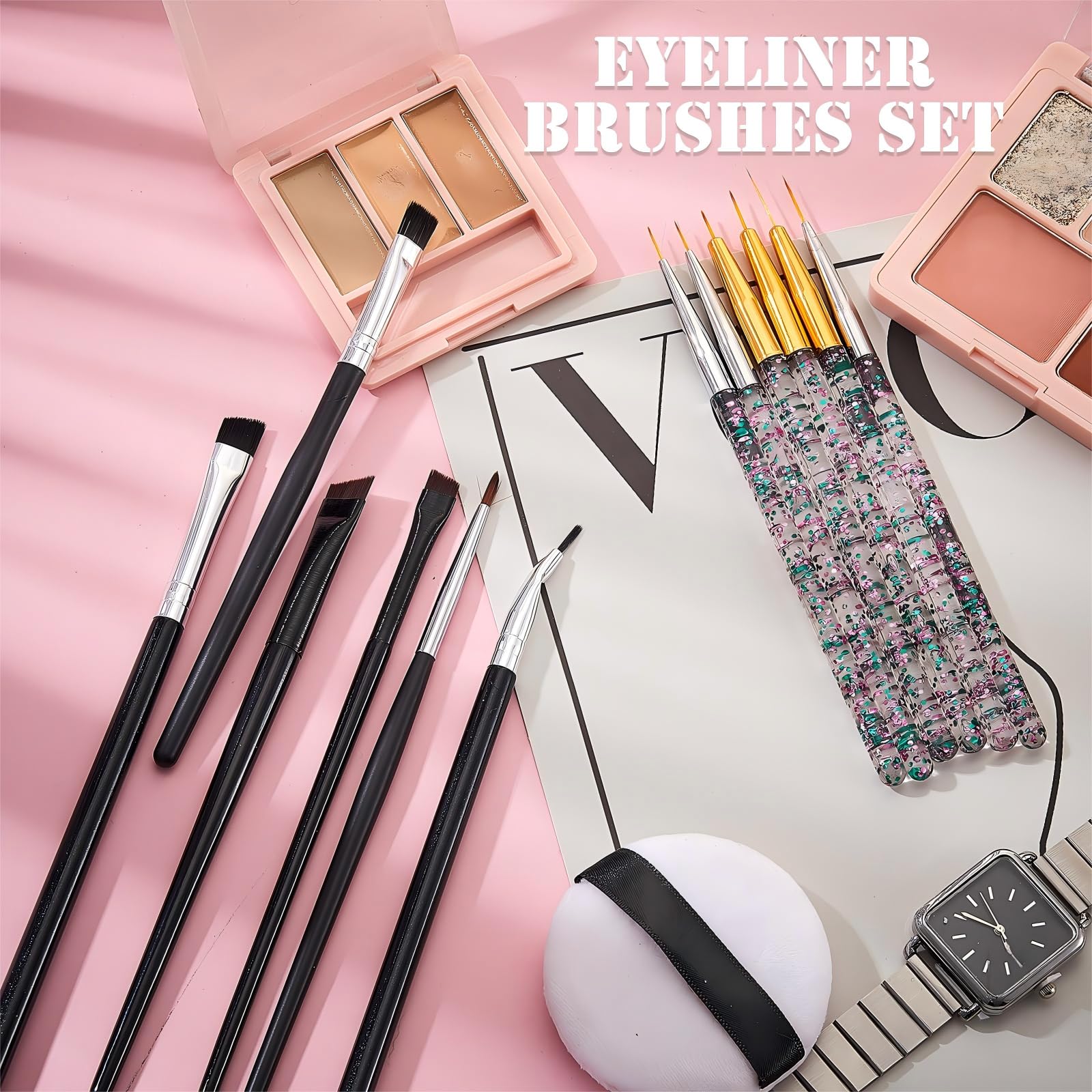 Pincel delineador diseño de Gandeer para patrones decorativos.