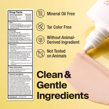 GANGNAM GLOW Day Shield ingredient blend featuring chrysin, moringa, and panthenol.