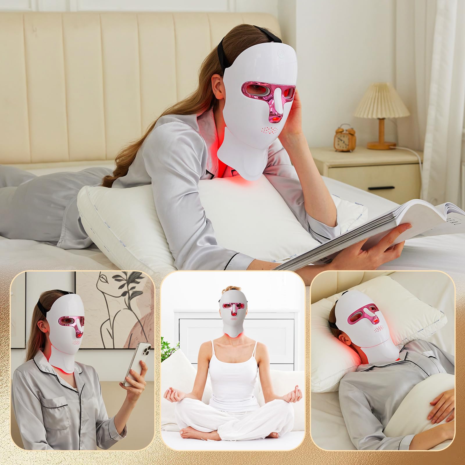 GANOEL regalo de belleza con tecnología LED para el cuidado de la piel.