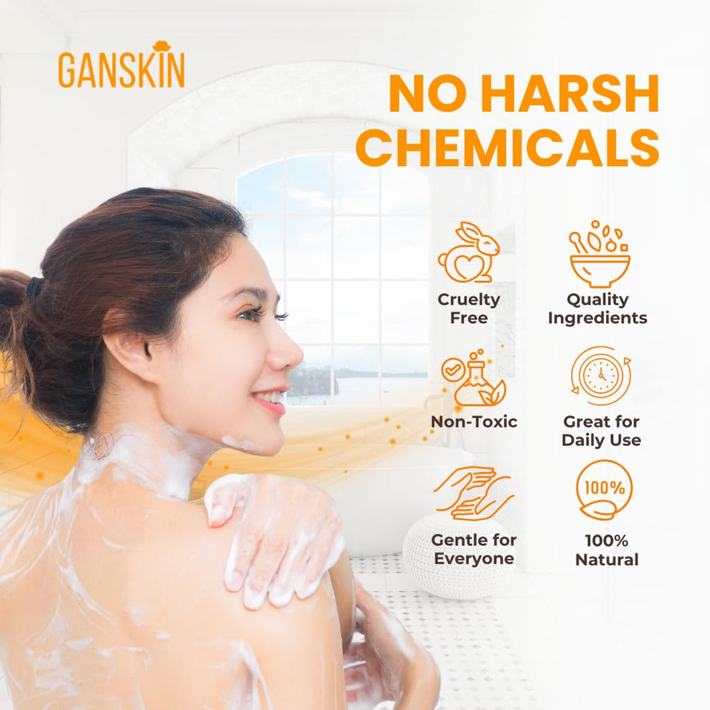 Ganskin, cúrcuma natural como ingrediente clave, aporta un tono luminoso.