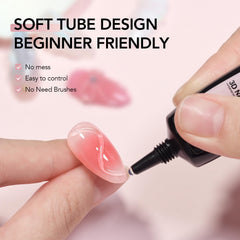 GAOY 3D Nail Gel soft-tube design for clean, precise nail work