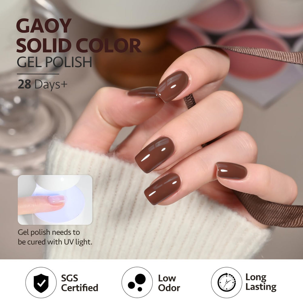 GAOY acabado brillante y duradero para uñas elegantes