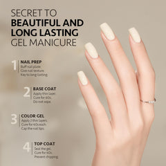 GAOY acabado brillante para un look de uñas pulido y duradero