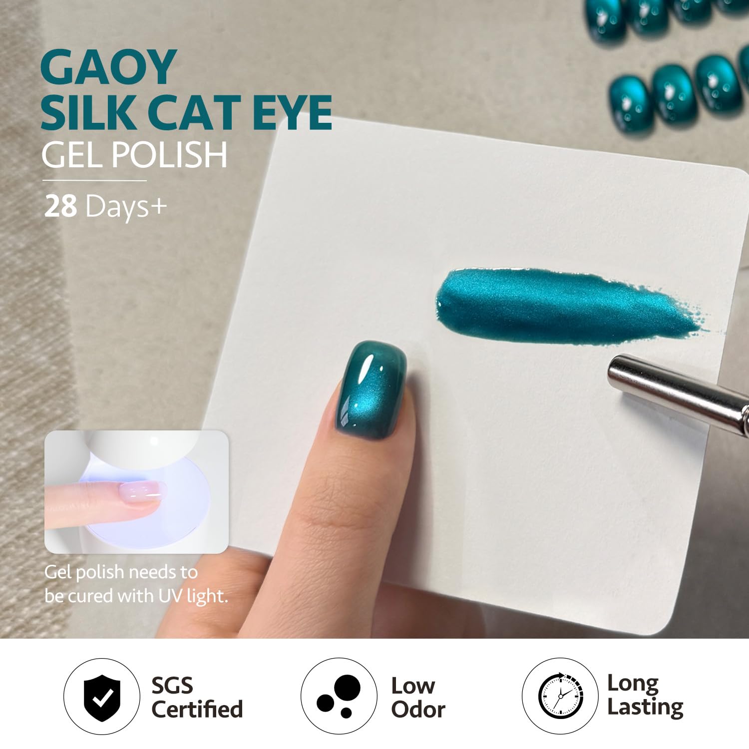 GAOY acabado con capa superior brillante