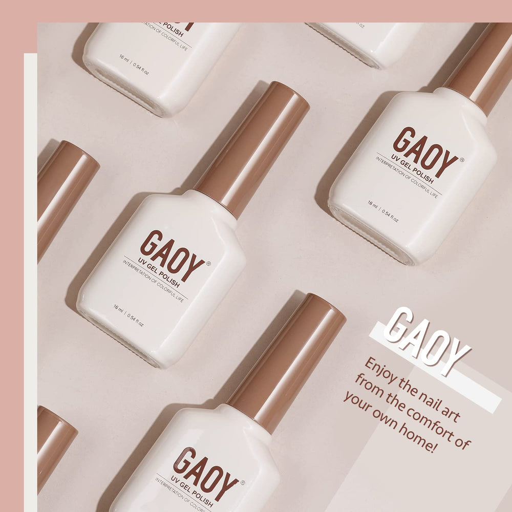 GAOY acabado jelly brillante para uñas con efecto translúcido