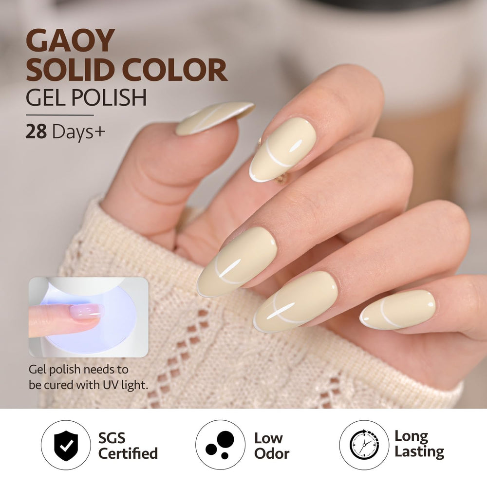 GAOY acabado mate para un look invernal con textura suave.