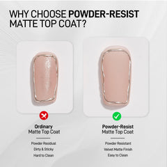 GAOY capa mate gel efecto cromo resistente para manicuras duraderas.