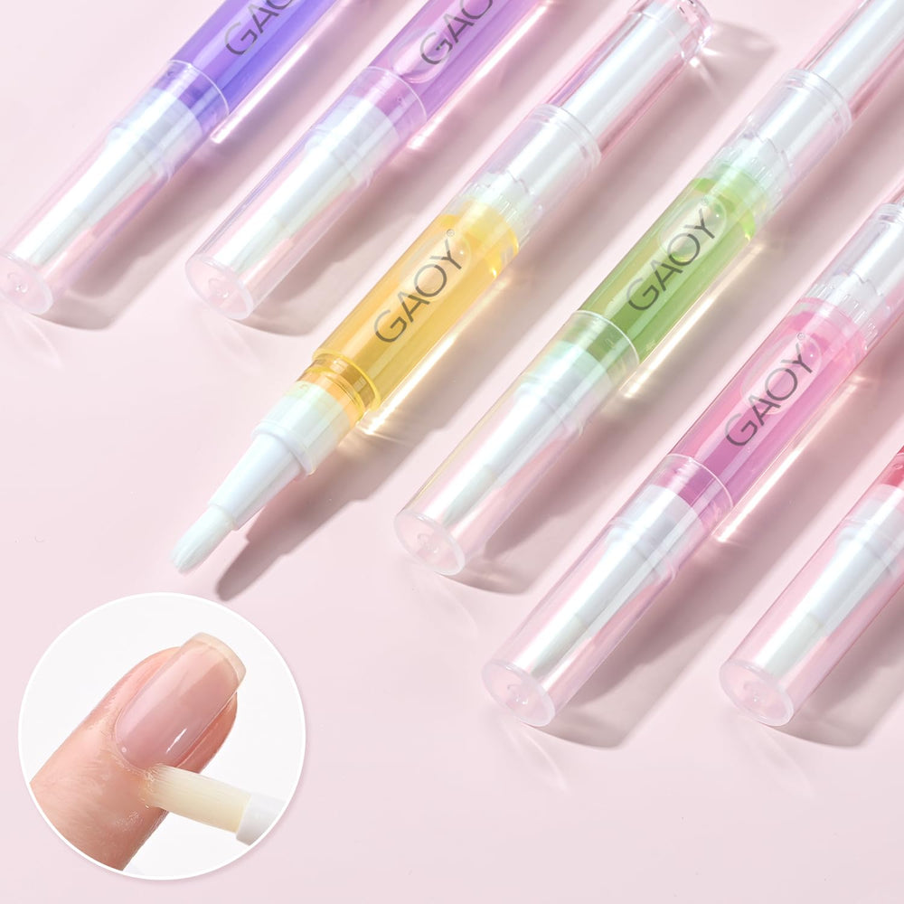 GAOY aceite para cutículas limón, aroma refrescante y cuidado de las uñas
