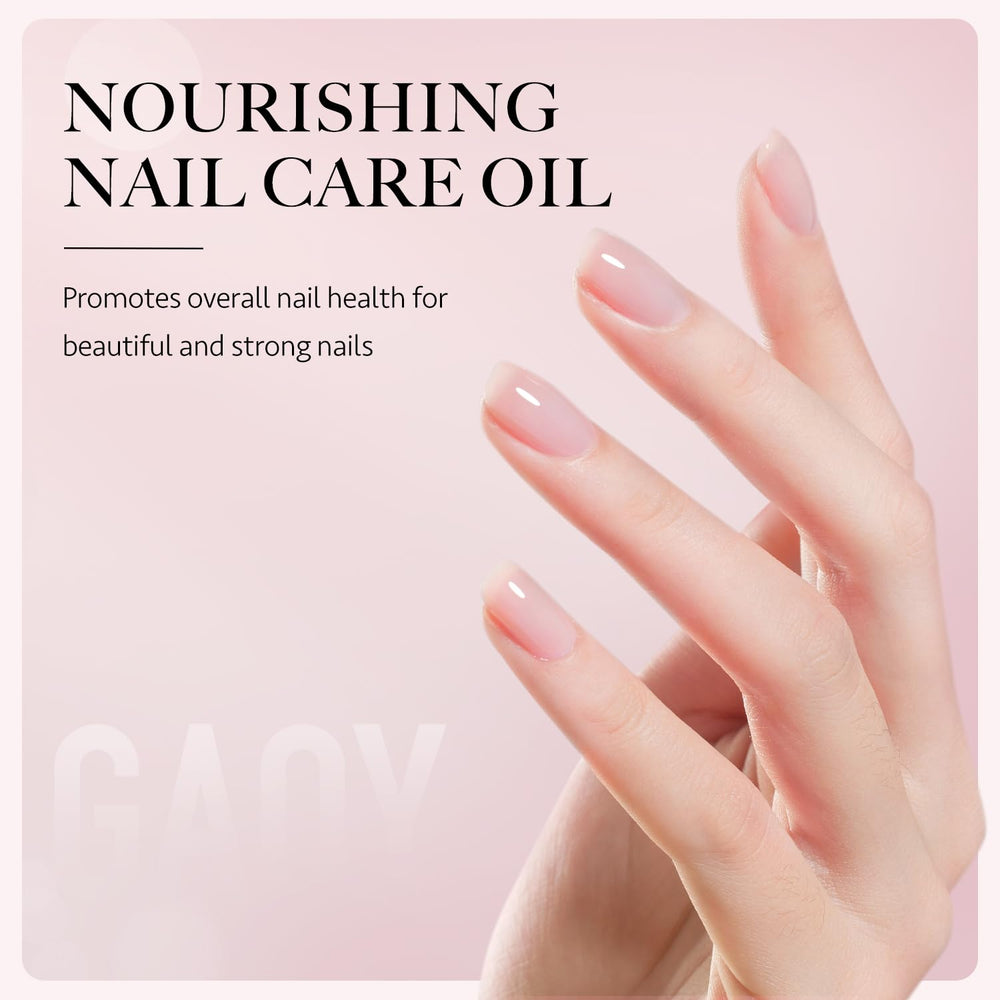 GAOY aceite para cutículas rosa, aroma floral y cuidado de la piel