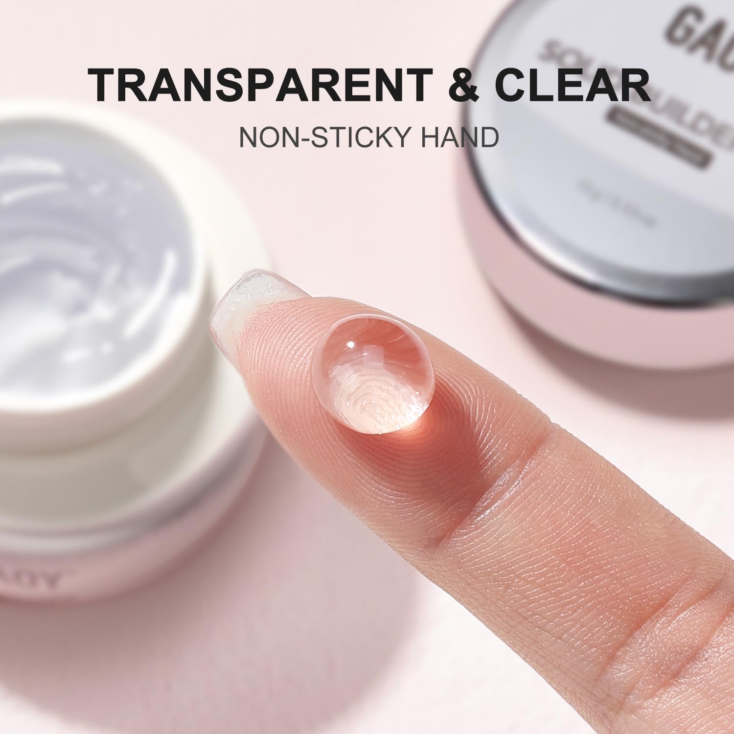 GAOY arte de uñas con gel, fácil de modelar y personalizar.